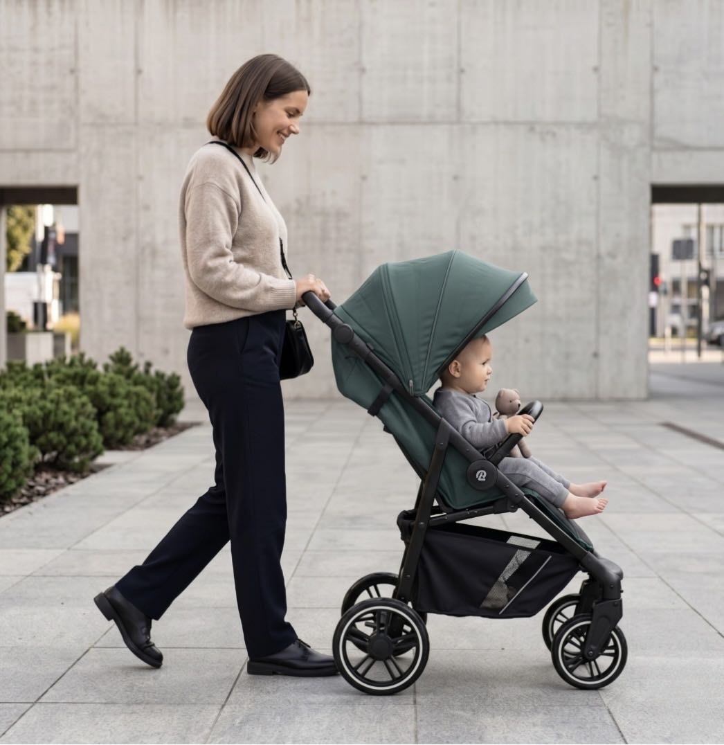Коляска универсальная 2 в 1 1Kids Newlixe, зеленый