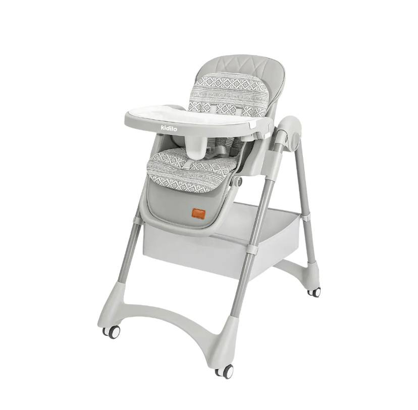 Стульчик классический Kidilo KD-3 серый