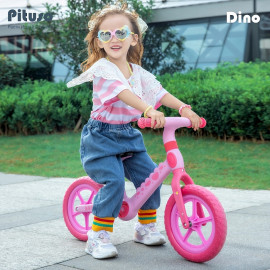 PITUSO Беговел Dino, колеса EVA 12" Pink/Розовый
