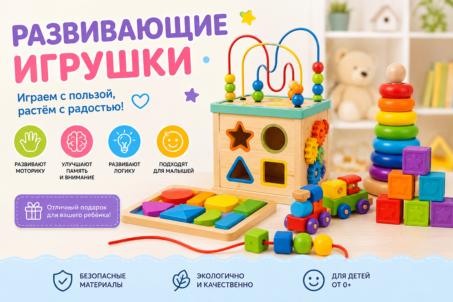 Развивающие игрушки
