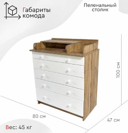 Комод Momelo дуб