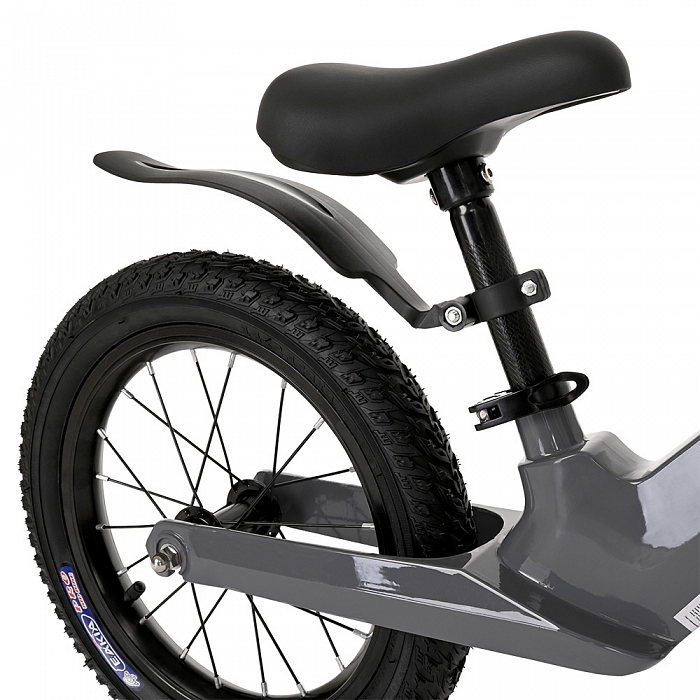 PITUSO Беговел Ritmo, Magnesium, колеса AIR 14", заднее крылоGrey/Серый