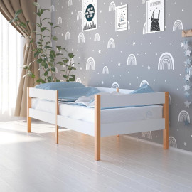 Детская кровать Pituso SAKSONIA БП-00003752, 80x160 см, белый