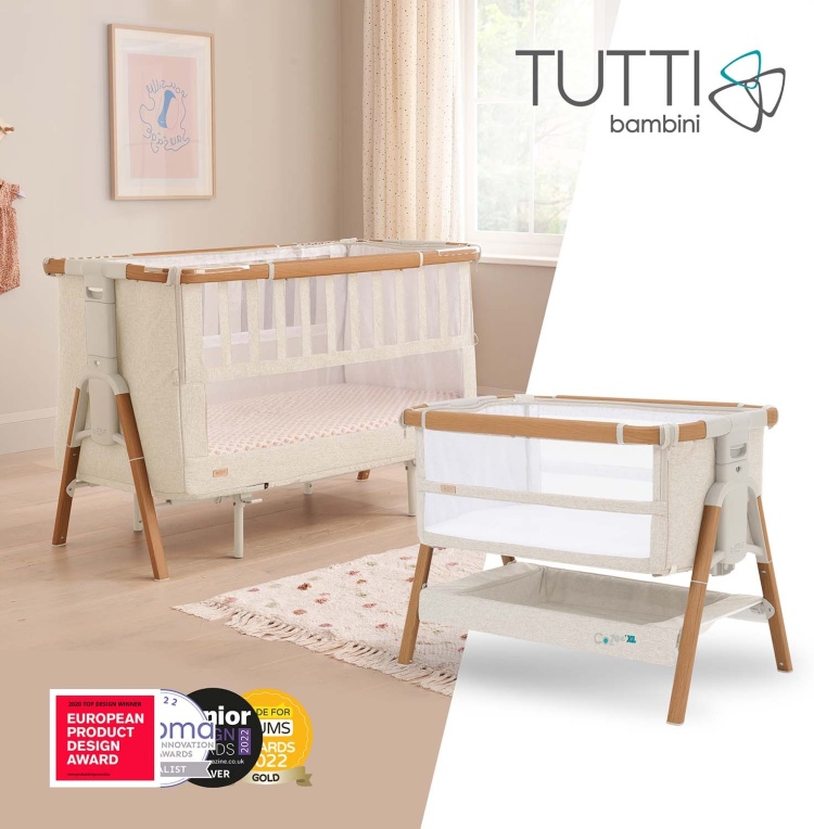 TUTTI приставная кровать, без функции качания Bambini CoZee XL для детей от 0 до 3-х лет