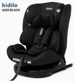 Kidilo Автокресло до 12 лет 0/1/2/3 (до 36 кг) черный G225