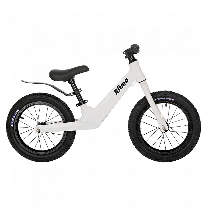 PITUSO Беговел Ritmo, Magnesium, колеса AIR 14", заднее крыло White/Белый