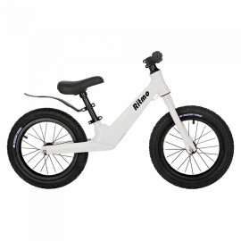 PITUSO Беговел Ritmo, Magnesium, колеса AIR 14", заднее крыло White/Белый
