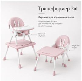 Стульчик трансформер 1Kids KD-01 синий